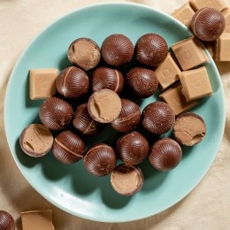 Caramel Filled Chocolate Truffles