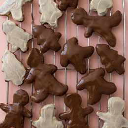 Chocolate Dipped Gingerbread Biscuits